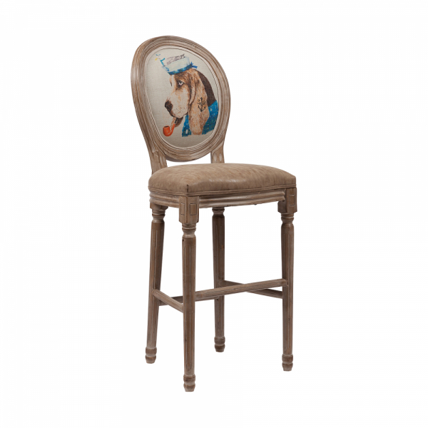 Барный стул с медальонной спинкой Sailor Dog